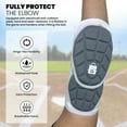 thumbnail image 4 of GETORIUM Baseball Elbow Guard for Youth and Adult Players - Softball Elbow Guard - Ideal Protective Gear for Baseball and Softball(Youth, Gray), 4 of 6