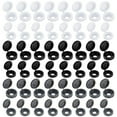 thumbnail image 3 of 900 Pcs Capuchons de Vis à Charnière Capuchons de Tête de Vis en Plastique à Pression Capuchons de Tête de Vis Réutilisables Protection de Tête de Vis Ensemble à Couvercle Rabattable Imperméable Trousse de Couvre-Vis Auto-Taraudant pour Porte de Meuble, 3 of 11