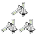 thumbnail image 4 of 6 faros LED H7 de 6000 K, superblancos, 110 W, 8000 LM, kit de luces antiniebla, bombillas, luz de cruce, 4 of 5