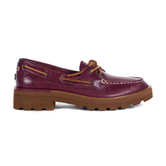 Sperry Chaussures Bateau à Crampons en Cuir Cordovan pour Femmes STS89098<span> - </span>10