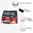 thumbnail image 4 of Fotbe Cute Christmas Gnomes (2) Men’s Total Support Pouch Boxer Briefs, X-Temp Cooling, Moisture-Wicking Underwear, Regular, Long-leg and Trunk-Medium, 4 of 6