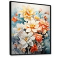 thumbnail image 2 of Designart "pasture Daffodil Dance" Floral & Botanical Floater Framed Wall Art Living Room, 2 of 7
