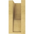 thumbnail image 4 of 4"W x 4"D x 8"H Wide Garner Rough Cedar Woodgrain TimberThane Corbel, Primed Tan, 4 of 6