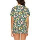 thumbnail image 2 of Safari Animal Cartoon Print Design LKS305 Conjunto de pijama corto para mujer, 2 of 4