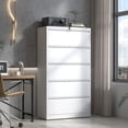 thumbnail image 7 of Metal Lateral File Cabinet with Lock Office Home Steel Vertical File Cabinet for A4 Legal/Letter Size, 7 of 7