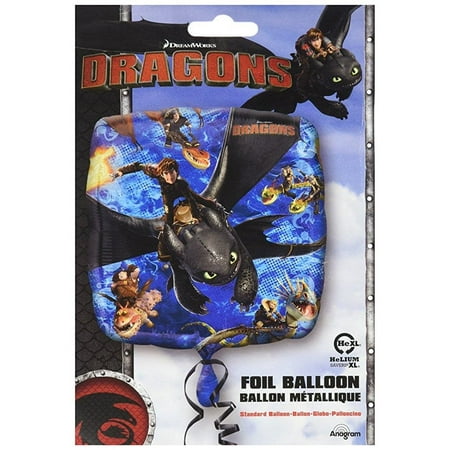 Anagram International HX How to Train Your Dragon Packaged Party Balloons,
