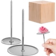 thumbnail image 1 of 1 set de decoración de pastel suministros de la flor de las clavos de la flor de la madera de las uñas de la flor para las flores de glaseado Decoración, 1 of 5