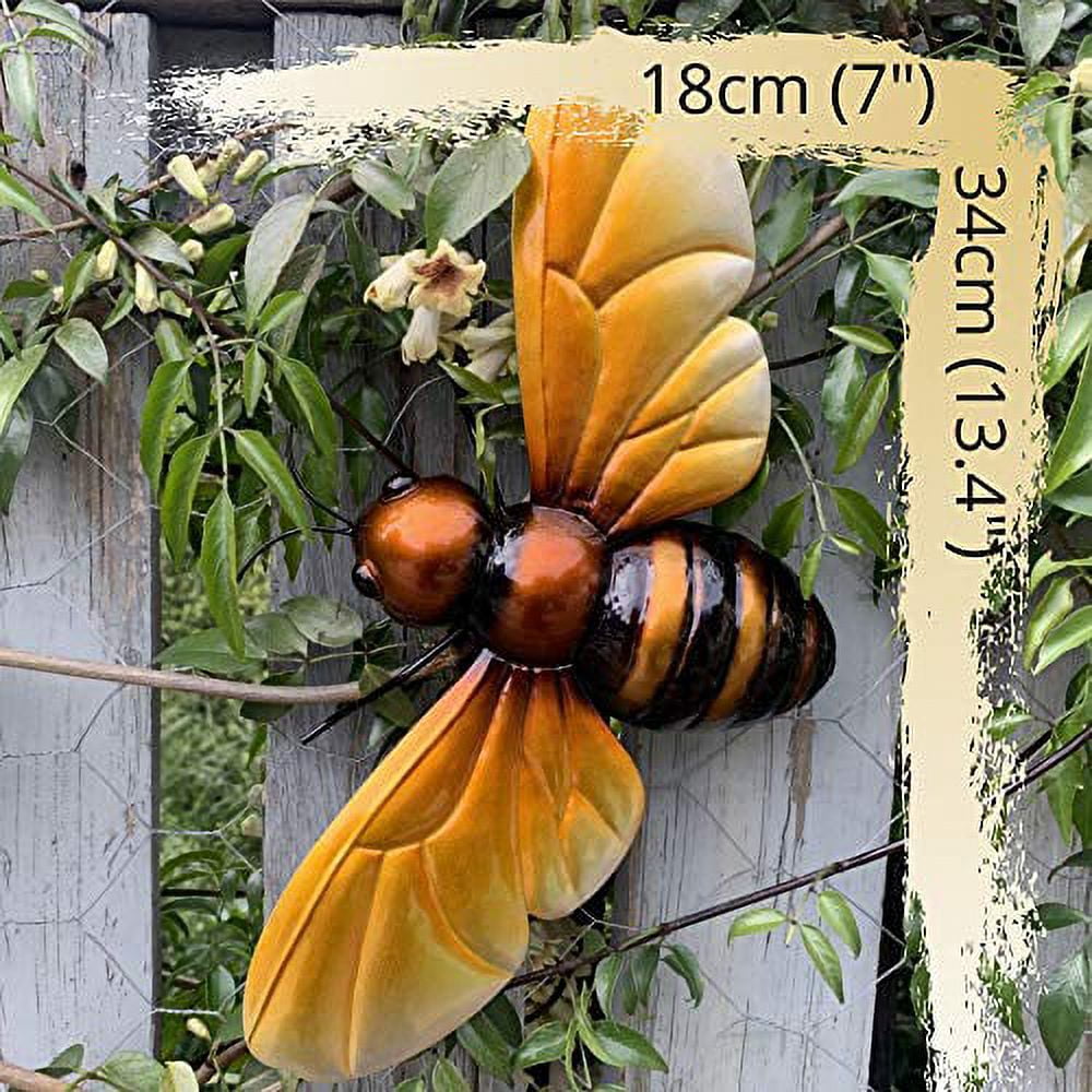 Wall Decoration, Metal Bumble Bee Decoration, Indoor Garden Home Party Cafe  Bar Vintage Decorations Collection Gifts,wall Decor,home Decor,room  Decor,wall Sculpture Minimalist Wall Art - Temu
