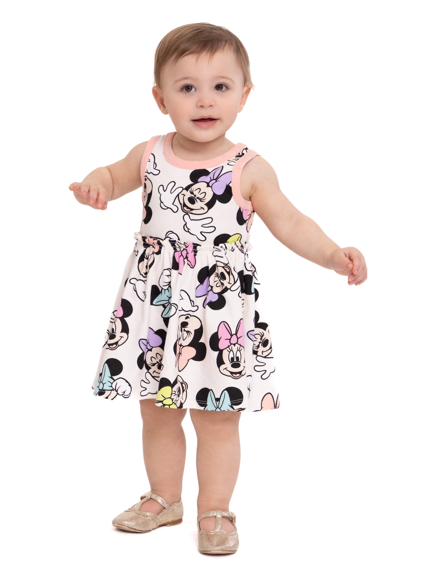 Minnie Mouse Toddler Girls Tank Dress, Sizes 12M-5T