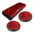 thumbnail image 4 of Pegatinas reflectantes de 3 piezas para coches, camiones y motocicletas - Tiras reflectantes rojo, 4 of 9