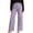 Purple, variant on Women's Striped Straight Leg Jeans, Button & Zipper Closure With Pockets, Fashion Denim Long Pants For Streetwear Green M