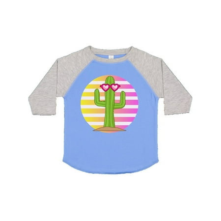 

Inktastic Cactus Cute Girls Sunset Gift Toddler Toddler Girl T-Shirt