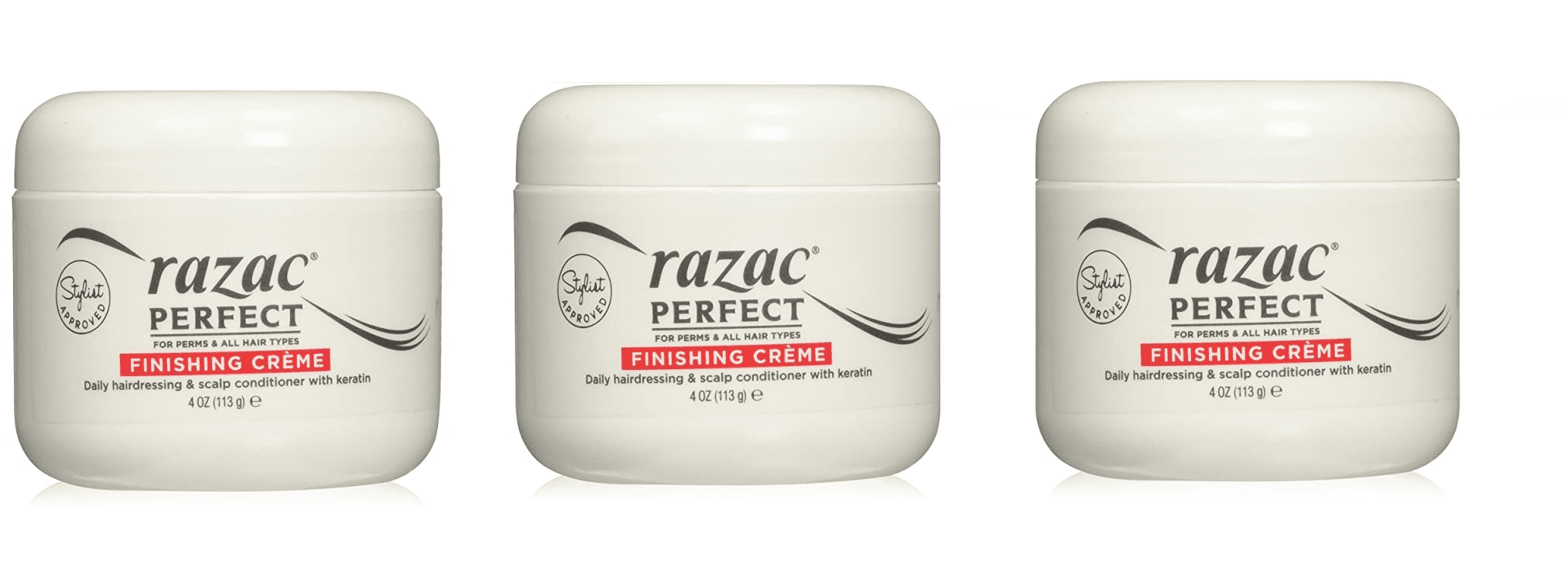 Razac Perfect For Perms & All Hair Types Finishing Creme, 4 Ounce (Pack