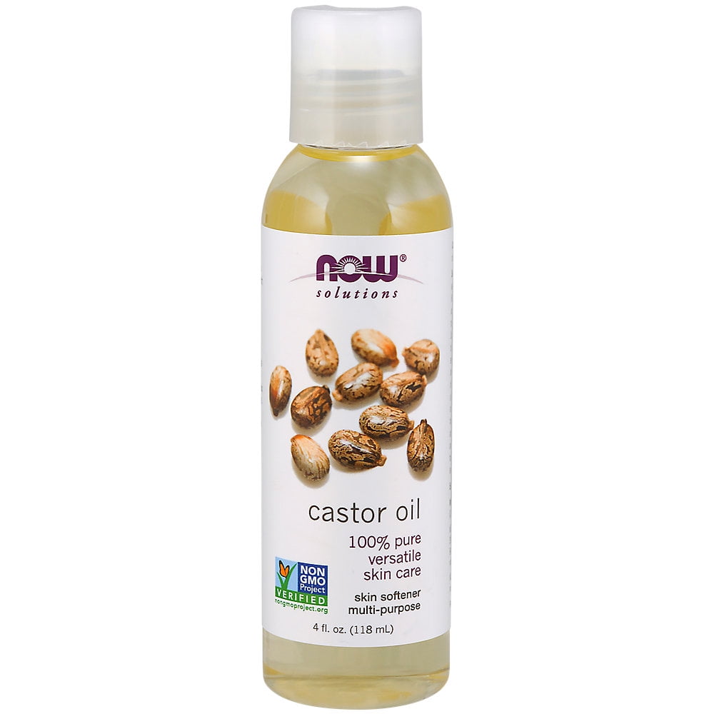 NOW Foods Solutions, Castor Oil, 4 fl oz (118 ml)
