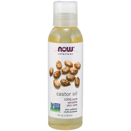 NOW Foods Solutions, Castor Oil, 4 fl oz (118 ml)