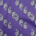 thumbnail image 1 of oneOone Cotton Cambric Purplish Blue Fabric Block Fabric For Sewing Printed Craft Fabric By The Yard 42 Inch Wide-BW, 1 of 6