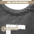 thumbnail image 4 of Cesto de ropa sucia DOKEHOM 160L XXL, plegable, gris oscuro, 4 of 9