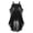 Black, variant on Women Off Shoulder Spaghetti Strap Irregular Hem Dress Chiffon Gothic Medieval Style Lace Up Bodice Layered Skirt Butterfly Sleeve Design