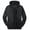 Black, variant on Titcea Mens Jacket Lightweight Mesh Breathable Solid Color Long Sleeve Hooded Puffer Jacket with Pockets Fall Winter Warm Outdoor Hiking Windbreaker