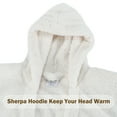 thumbnail image 3 of Catalonia Women's Scarf Shawls, Hooded Wearable Blanket Cloak Coat,Sherpa Fleece Poncho Cape,Lightweight Blanket Shawls, 3 of 7