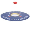 thumbnail image 1 of LYUMO Distance Floor Decal,Floor Sticker,5pcs / Bag Safety Distance Sign Decal Distance Warning Floor Sticker for Store Hospital, 1 of 8