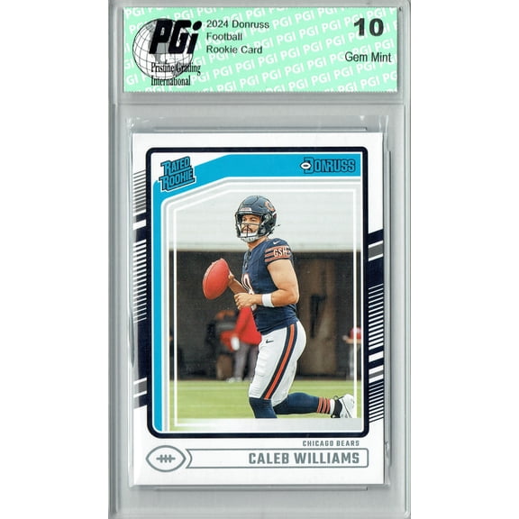 Caleb Williams 2024 Donruss #327 Football Rookie Card PGI 10