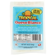Tropical Queso Blanco Low Salt 16oz, Fresh White Cheese
