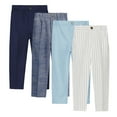 thumbnail image 5 of FLMEI Toddler Kids Boys Dress Pants Flat-Front Slim Fit Dress Suits Slacks Uniform Trousers Teen with Pockets Straight Suit Pants Student Performances for 1-14 Years, 5 of 9