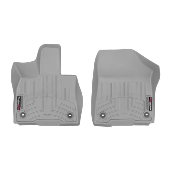 WeatherTech Custom Fit FloorLiners compatible with 2021-2025 Toyota Sienna - 1st Row, Grey