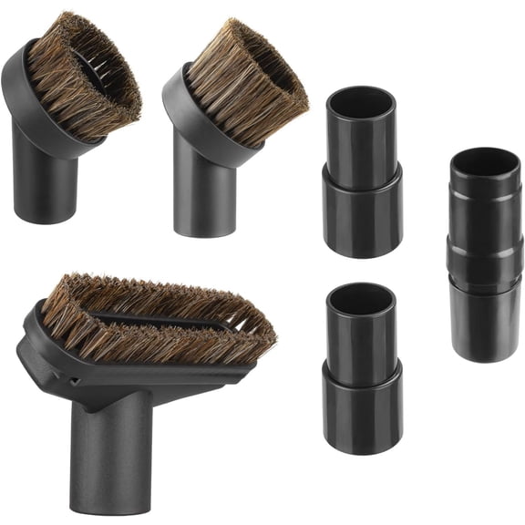 6 Pack For Shark Vacuum Attachments Replacement Shark Vacuum Brush Attachment with Vacuum Hose Adapter, 1 1/4 Vacuum Attachments for Multiple Household Vacuum Cleaners