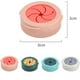 thumbnail image 2 of Toalleros de estilo único, ganchos de material ABS sin perforaciones, forma floral beige para decoración del hogar, fuerte adherencia con silicona resistente al calor, 2 of 6