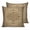 Gold, Green, Tan, variant on Pillow Covers 26x26 Set of 2, Retro Brown Boho Throw Pillow Covers Decorative Couch Cushion Cover, Vintage Ethnic Tribe Abstract Art Floral Microfiber Soft Pillowcases for Bedroom Living Room Sofa