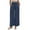 Navy, variant on Summer Pants for Women Casual Loose Wide Leg Palazzo Pants Button down Cotton Linen Baggy Beach Trousers