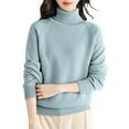 thumbnail image 2 of IMENGL Wool sweater turtleneck first line, Green L, Size M-2XL, 2 of 4
