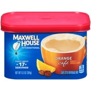 Maxwell House, Orange Instant Coffee Beverage Powder Mix, 9.3 oz., Shelf Stable, Cardboard Canister