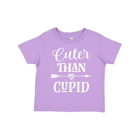 

Inktastic Valentine Day Cuter Than Cupid Gift Toddler Boy or Toddler Girl T-Shirt