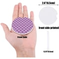thumbnail image 2 of FMSHPON Irregular Geometry Moroccan Pattern Purple Set of 2 Car Coaster for Drinks, Absorbent Ceramic Stone Coasters Cup Mat with Cork Base for Home Kitchen Room Coffee Table Bar Decor, 2 of 5