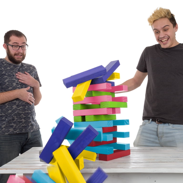 Hey! Play! Giant Wooden Blocks Tower Stacking Game photo 7