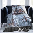 thumbnail image 3 of Custom Blanket Personalized Photos Text Collage Customized Picture Throws Blankets for Adults Kids Family Birthday, 1 Photo, 30x40 Inches, 3 of 6