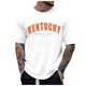thumbnail image 1 of Camiseta de manga corta con cuello redondo oversize para hombre, prenda informal de verano - Poliéster (M-XXXL), 1 of 3