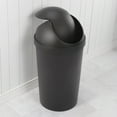 thumbnail image 6 of Sterilite 10.5 Gal. Round SwingTop Wastebasket Plastic, Black, Set of 4, 6 of 7