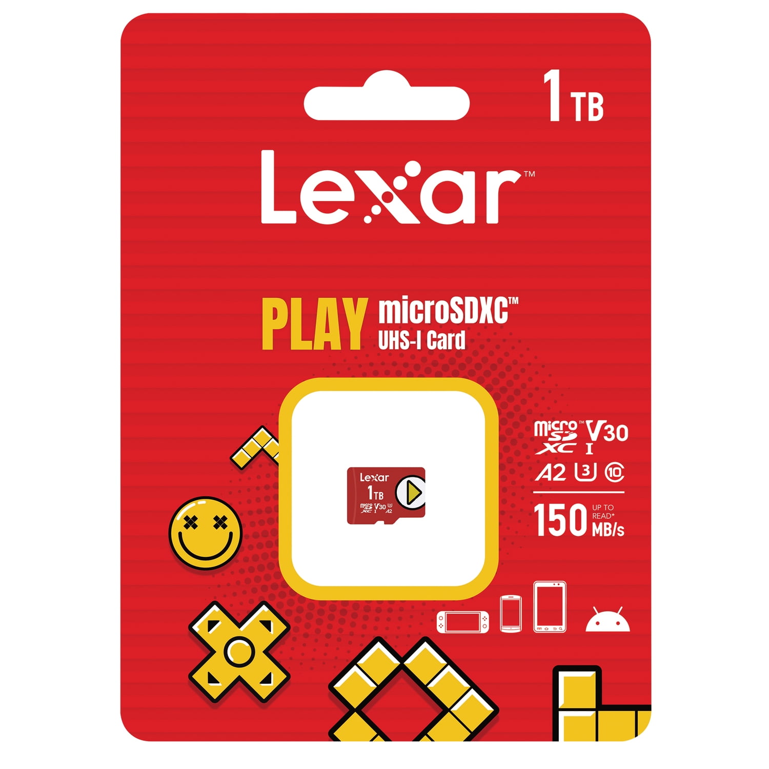 Lexar LMSPLAY001T-BNNNU Play Micro SDHC UHS-I Card (1 TB)