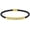 Dont Obsidian-Gold, variant on Dont Let The Hard Days Win Beaded Inspire Bracelet for Women, Stainless Steel, Crystal, Style I5783