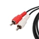 thumbnail image 3 of DIN 7PIN Male to 2RCA Male Cable Double Shielding Free Bending 2RCA Sound Adapter Cable 3.3ft, 3 of 4
