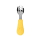 thumbnail image 1 of Juego de vajilla portátil para niños Cuchara de comedor de acero inoxidable 304 Tenedor para niños Cuchara suplementaria para alimentos para bebés Tenedor de silicona, 1 of 1