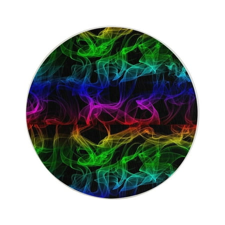 

Circular Drink Coasters Set Light Trails Wallpaper Beautiful Home Decor Diatomite Heat-Resistant Diatomite Protect Table Countertop