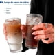 thumbnail image 3 of Juego de 4 Vasos de Cristal Bluelander, 11 Oz (350 ml), Diseño Lineas, 3 of 5