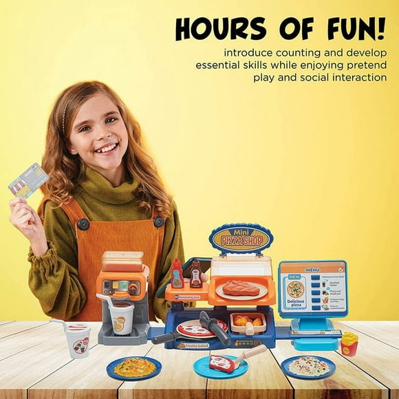 Toy Chef Counter Set Pizza Shop