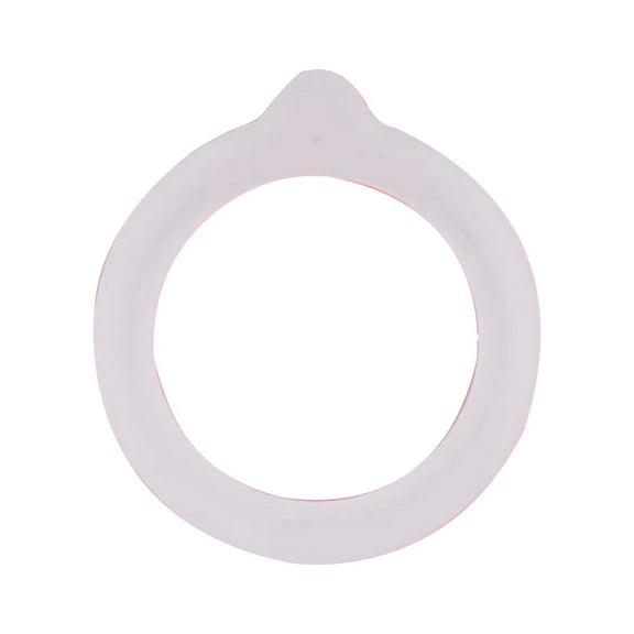 HJQEQVD 2.67 Inch Silicone Sealing Rings Gaskets White Food Grade Rubber Seals Spare Silicone Replacement Gasket for Plastic Mason Jar Lids Glass Jars