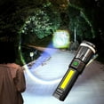 thumbnail image 4 of EUDIDV Portable Flashlight LED Flashlights High Powered Super Bright Flashlight Rechargeable 4 Modes Flash Lights With Side Light For Emergency Outdoor Home Camping Hiking Gift Durable Torch Bright, 4 of 7